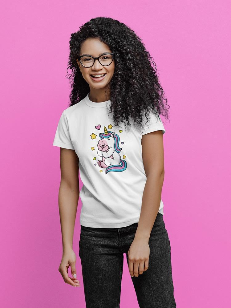 Start2Finish unicorn T-shirt featuring a colorful unicorn graphic on soft apparel fabric, perfect for casual wear.