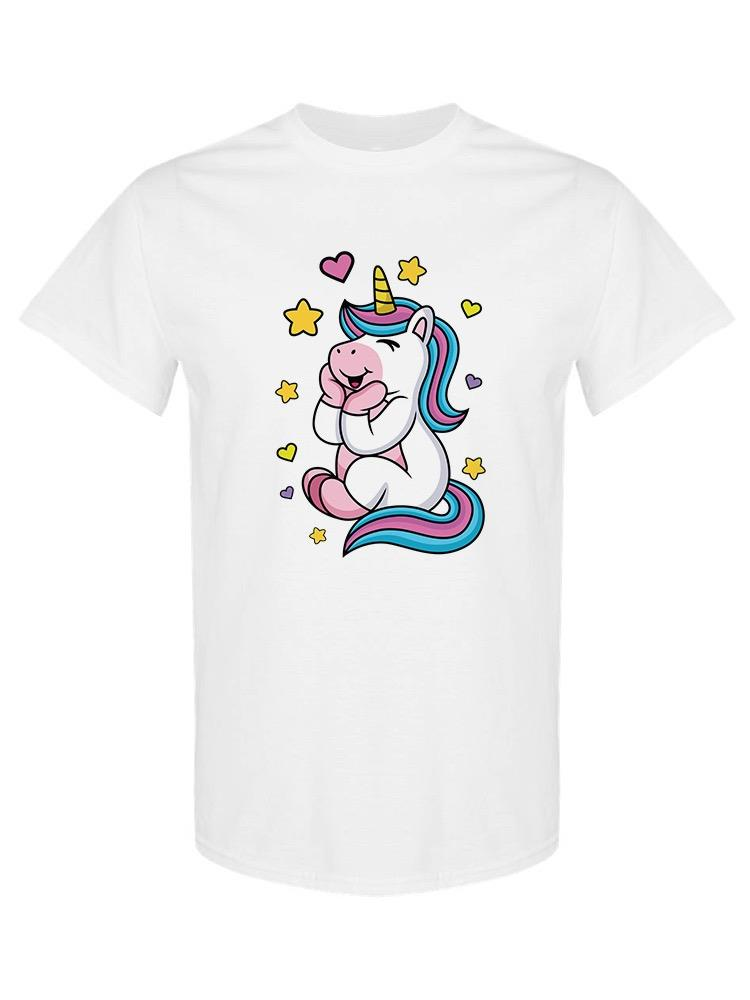 Start2Finish unicorn T-shirt featuring colorful unicorn graphic on soft apparel, perfect for casual wear.