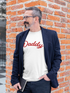 Daddy Text T-shirt by SmartPrintsInk Designs, casual apparel featuring a comfortable fit and bold printed text design.