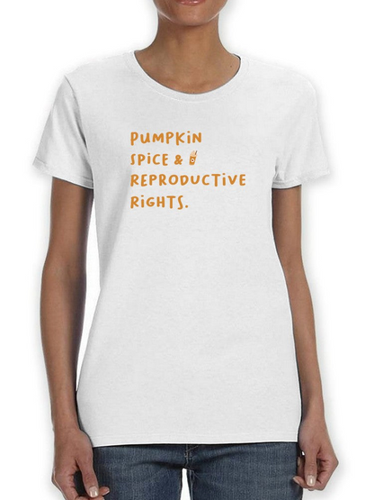 Start2Finish Reproductive Rights Quote T-shirt featuring bold text design on black apparel with a comfortable fit.