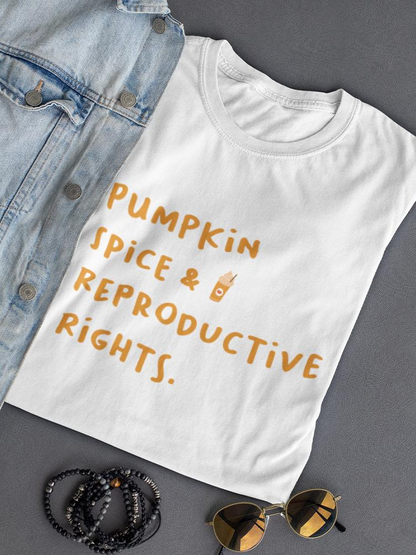 Start2Finish Reproductive Rights Quote T-shirt with bold printed message and casual fit, made of soft fabric.