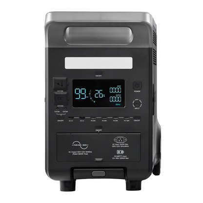Start2Finish VEVOR portable power station with multiple output ports, lithium battery, and adjustable input for home or camping use