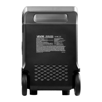 Start2Finish VEVOR portable power station with digital display, multiple output ports, and expandable LiFePO4 battery for home or camping