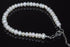 Elegant Silver Hestia cultured freshwater pearls bracelet with a delicate strand of lustrous pearls and a silver clasp.