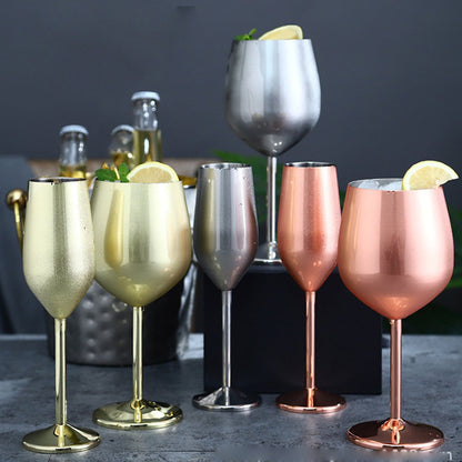 Salmon Lucky Happiest Hours cocktail glasses with colorful designs, perfect for celebrating at parties and gatherings.