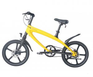 Start2Finish Carbon Black E-Bike with built-in speakers, Bluetooth, and 60km range, featuring sleek automotive design and modern features.