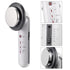 Teal Simba ultrasound body slimming massager for face and body in a bath and beauty setting.