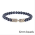 Brass yellow moonstone, arrow-shaped, lava stone beads bracelet featuring vibrant yellow moonstone and natural lava stones.