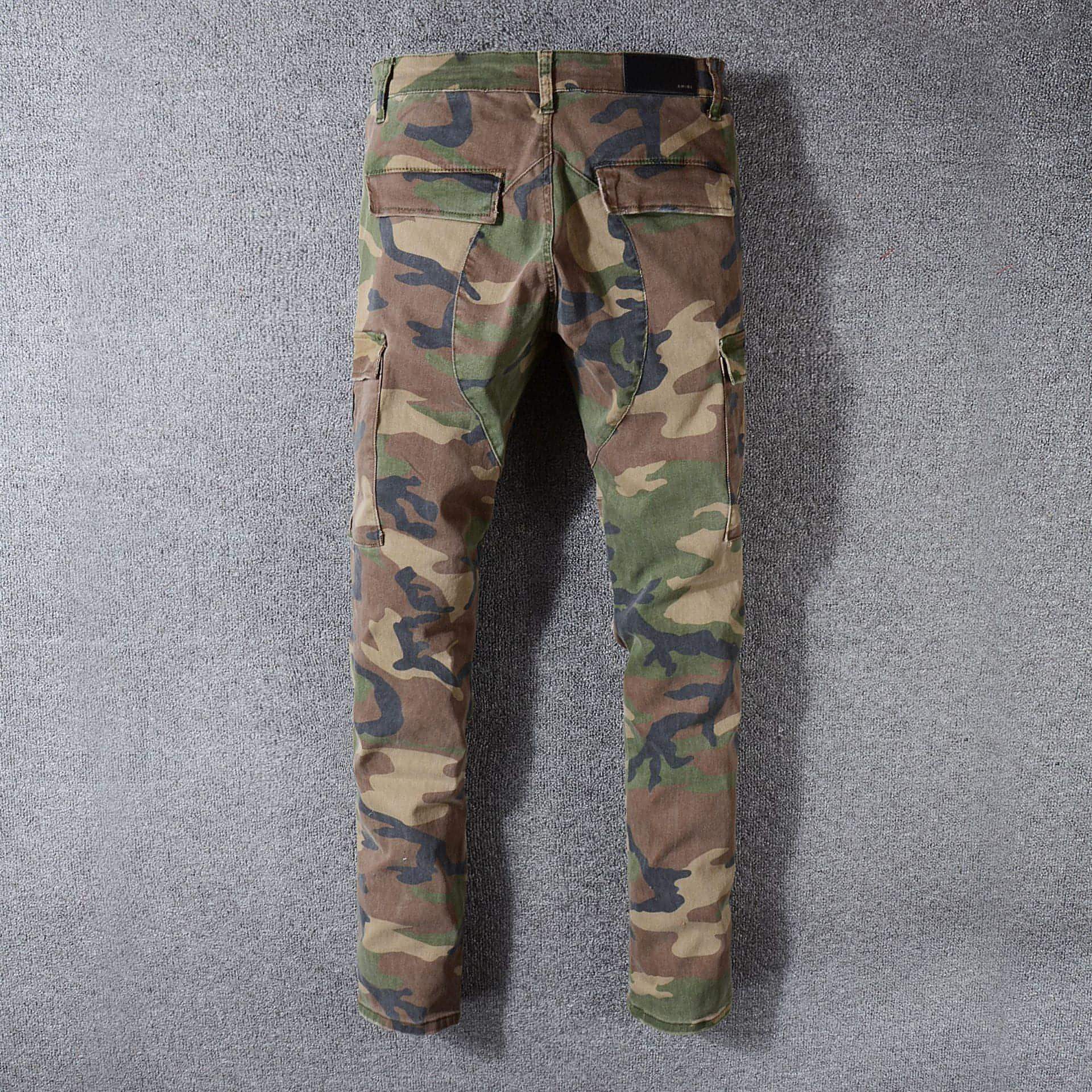 Carmine Juneberry ripped jeans for men, high street fashion pants with distressed details and a modern fit.