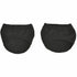 Olive Prometheus sheer open toe cover socks with cushioned, non-skid soles, four pairs in a pack.