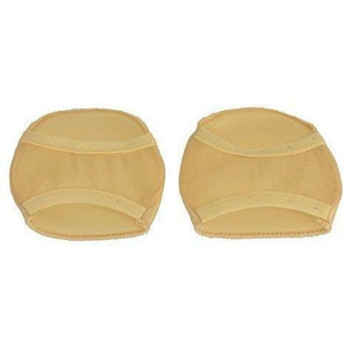 Set of four Olive Prometheus sheer open toe cover socks with cushioned, non-skid soles, designed for comfort and grip.