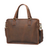Start2Finish Viggo Briefcase made of genuine leather, featuring a classic messenger bag design with sturdy handles and a sleek finish.