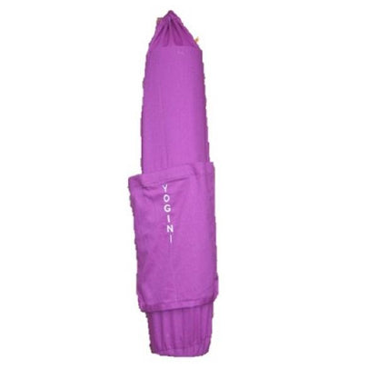 Alabaster OMSutra slogan yoga bag with adjustable shoulder strap and spacious compartment for yoga mats and accessories.