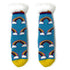 Kids Sherpa Slipper Sock by Jade Icarus featuring a cozy, plush interior and fun Happy Days design for warm comfort.