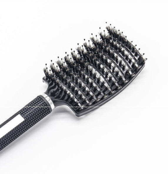 CJDropshipping anti-knot hairbrush for women, detangler brush with ergonomic handle, ideal for smooth, tangle-free hair.