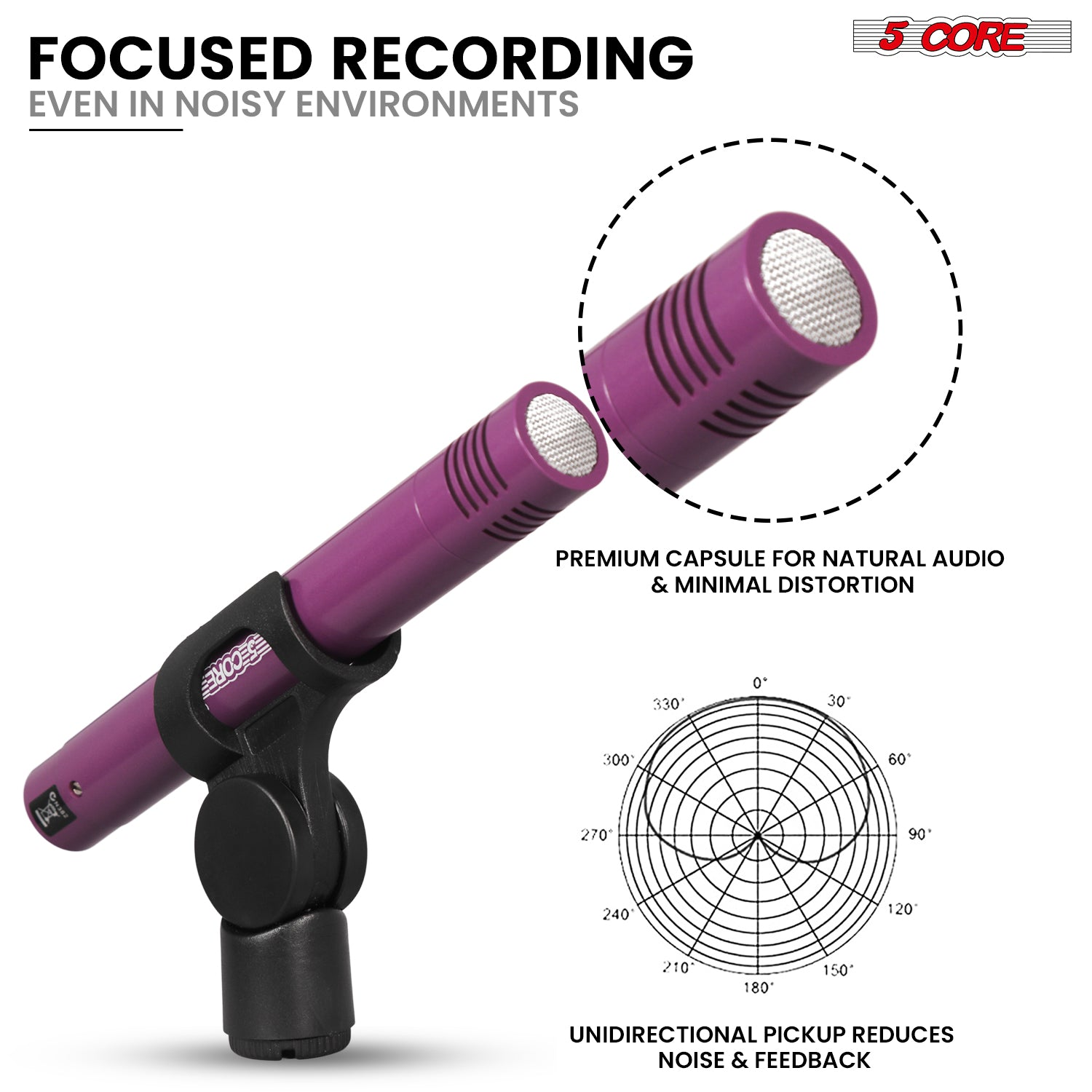 Start2Finish 9-piece drum microphone set with kick, tom, snare, condenser, hi-hat, and cymbal mics for musical instruments.