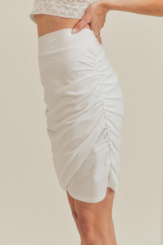 Jade Icarus Susie skirt in a stylish design, shown laid flat with detailed fabric texture and color.