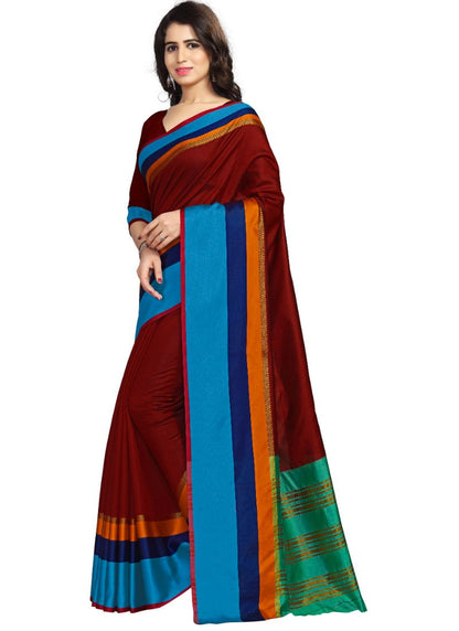 Light pink handloom cotton soft silk saree for women with intricate woven design, from Ivory Cassiopeia.