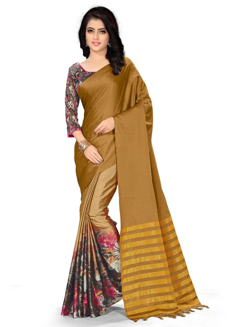 Soft handloom cotton silk saree for women with intricate design, in elegant ivory color by Ivory Cassiopeia.