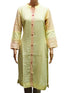 Women’s solid lemon yellow formal blouse with front buttons, by Ivory Cassiopeia, featuring a polished, professional look.