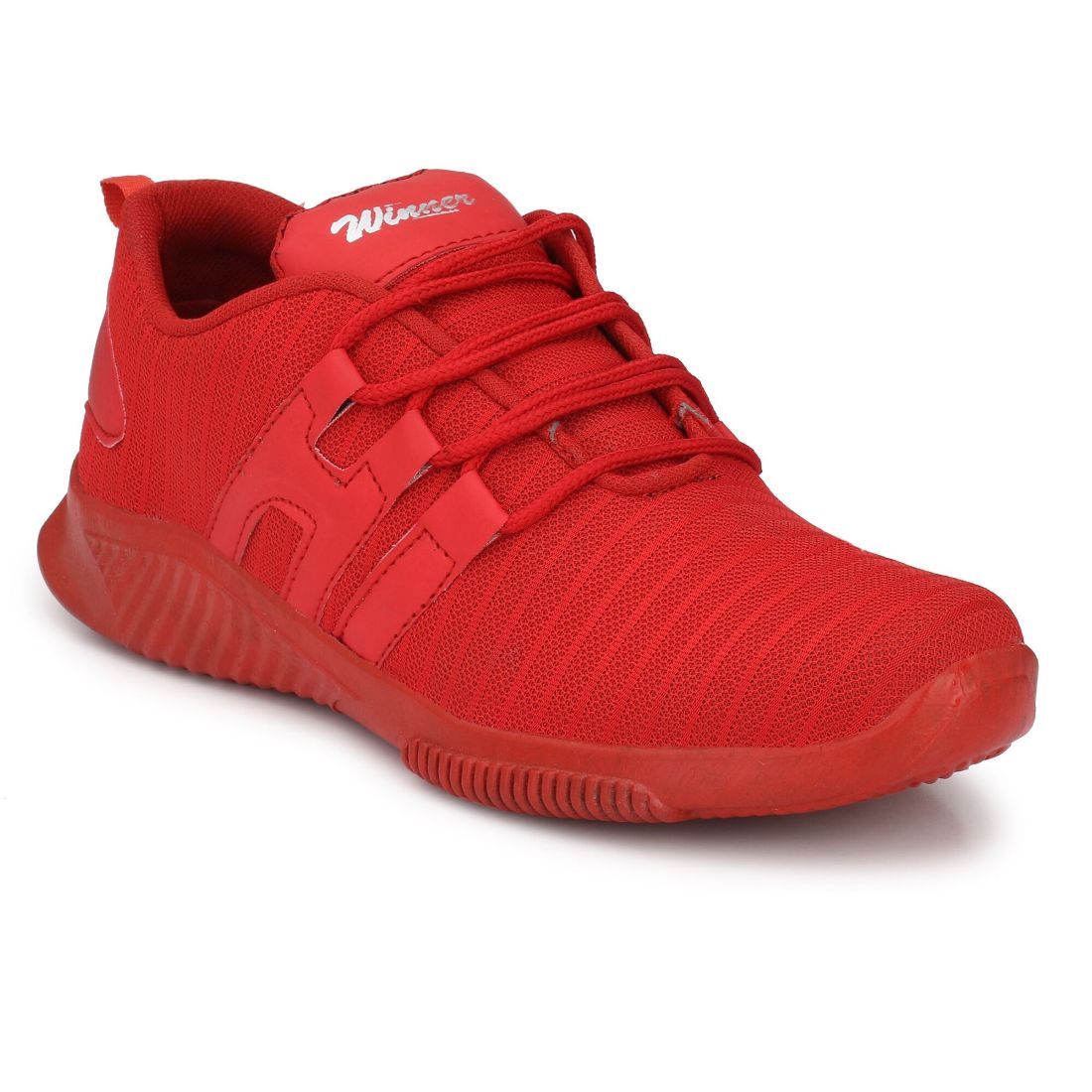 Red mesh material casual men&