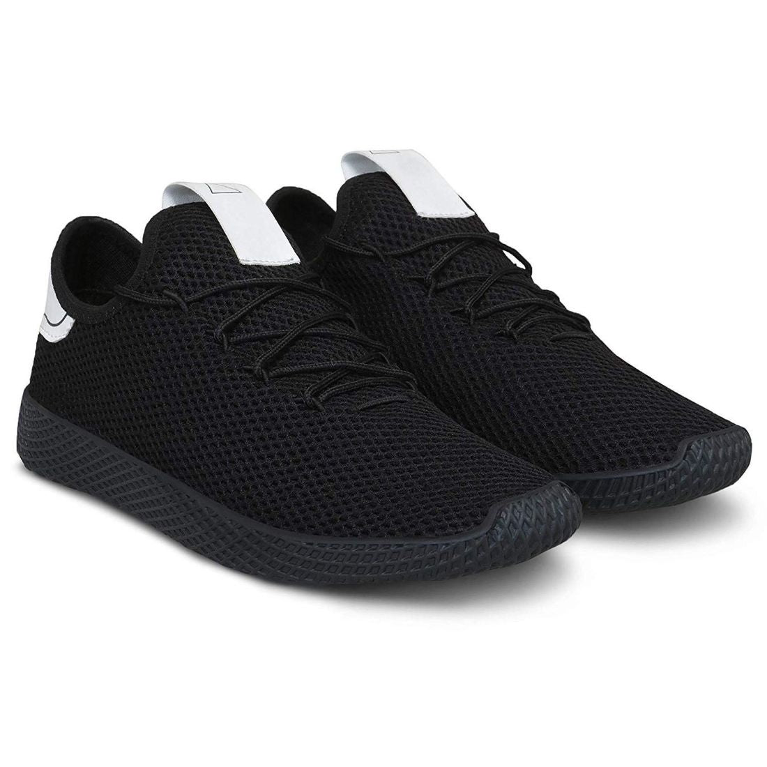 Black mesh casual men&