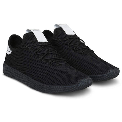 Black mesh casual men&