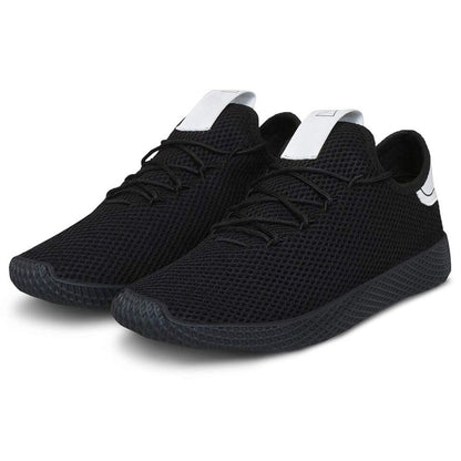 Black mesh casual men&