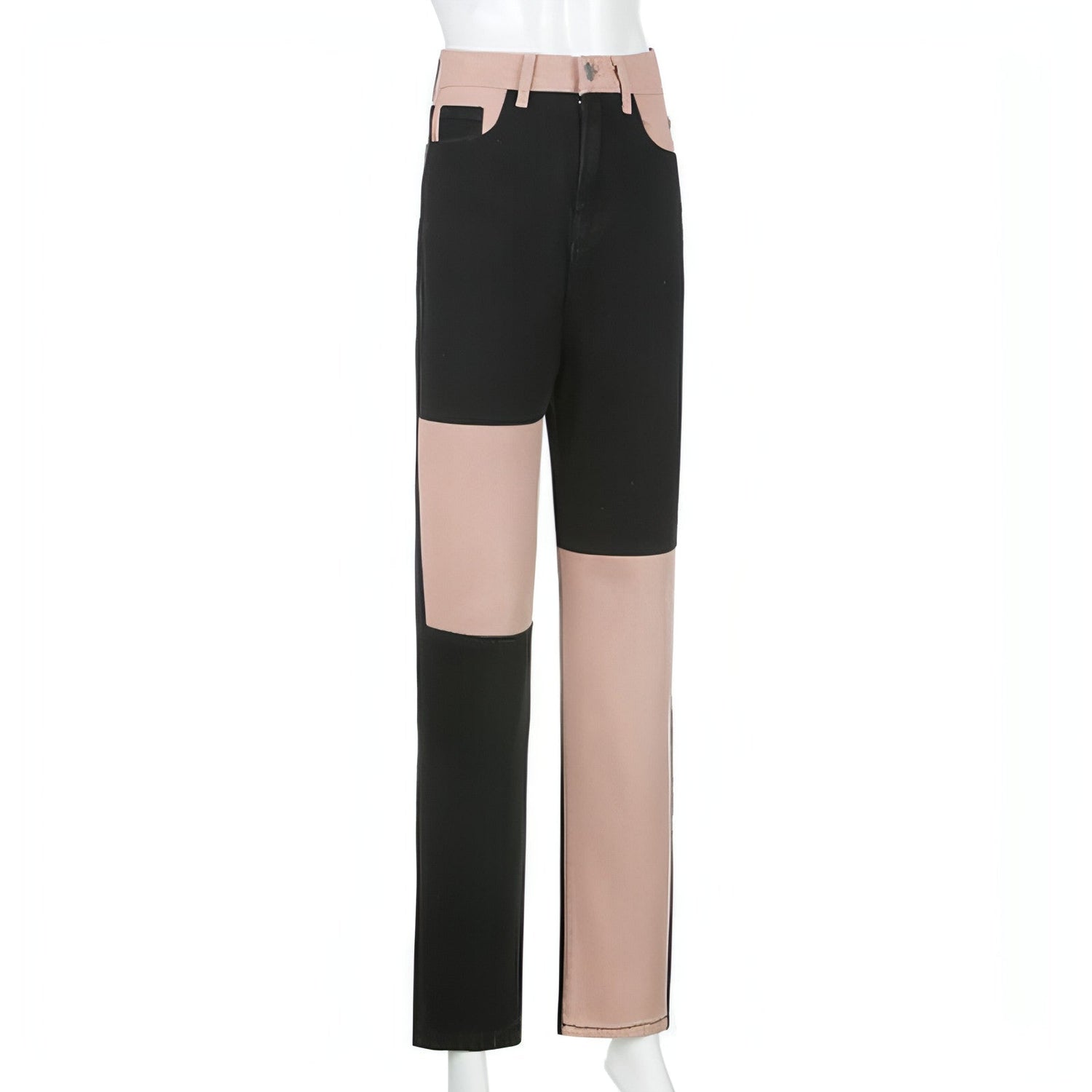 Carmine Juneberry DenimDare™ high-rise straight-leg jeans for women with visible stitching and classic denim wash.