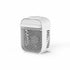 Maroon Asteria small portable USB desktop fan for home and office cooling, compact and energy-efficient.