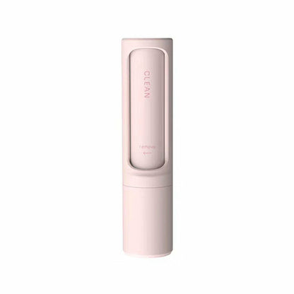 Maroon Asteria 2-in-1 reusable pet hair remover brush and lint roller, portable petcare tool with easy-to-use design.