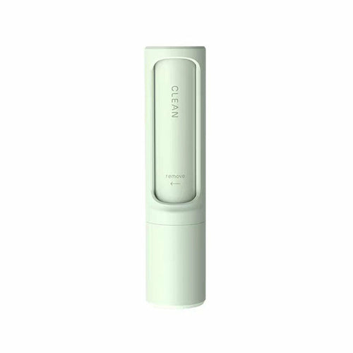 Maroon Asteria 2-in-1 reusable pet hair remover brush and lint roller, portable petcare tool for removing pet hair and lint from clothing.