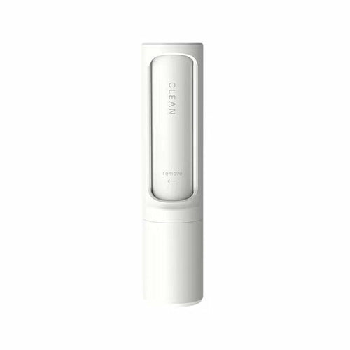 Maroon Asteria 2-in-1 reusable pet hair remover brush and lint roller, portable petcare tool for removing pet hair and lint.
