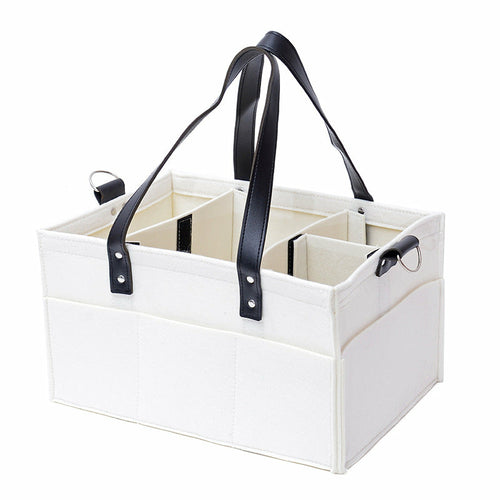 Maroon Asteria large capacity diaper trolley storage bag with multiple compartments for baby essentials and organization.