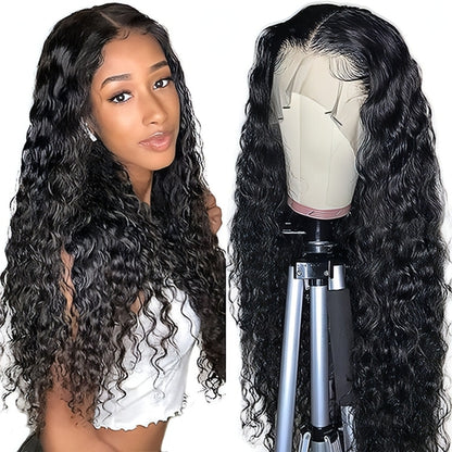 Carmine Juneberry LuxeFlow Hair set featuring small curly and long hair extensions in a haircare product image.