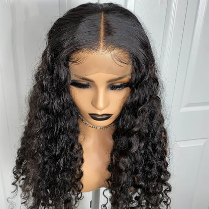 Carmine Juneberry LuxeFlow hair set featuring small curly hair and long hair extensions for versatile styling.