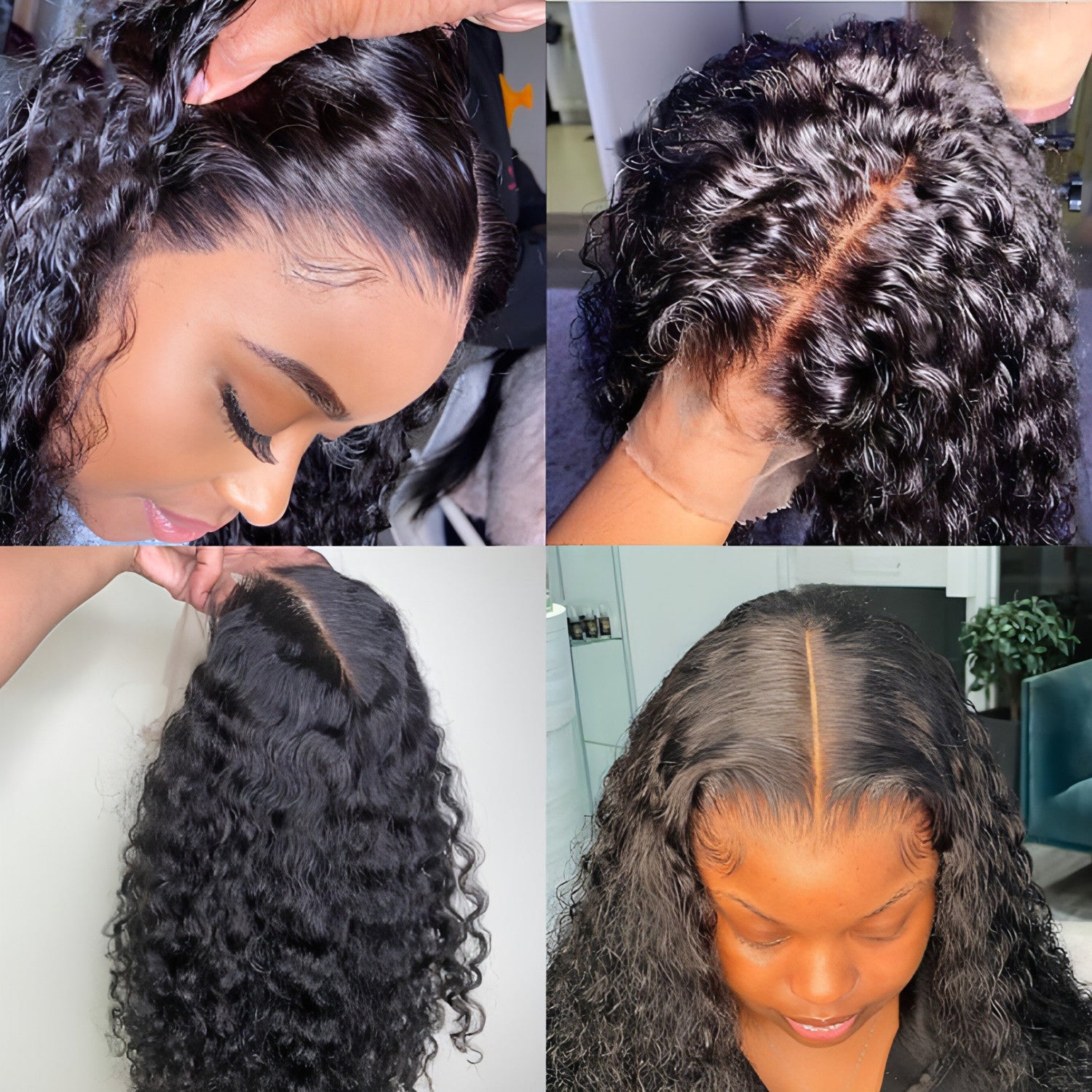 Carmine Juneberry LuxeFlow Hair set featuring small curly hair and long hair extensions for versatile styling.