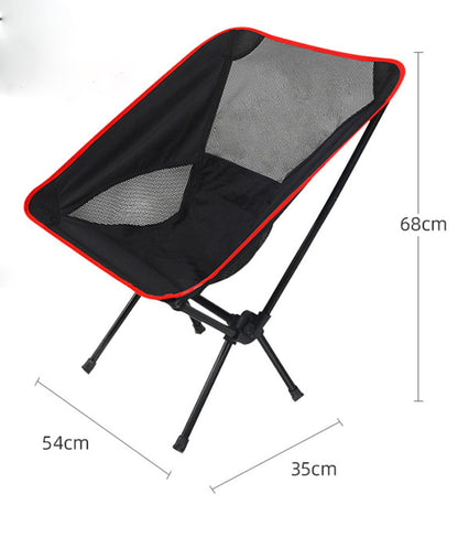 Maroon Asteria ultralight outdoor camping folding chair for picnics, lightweight and portable for camping trips