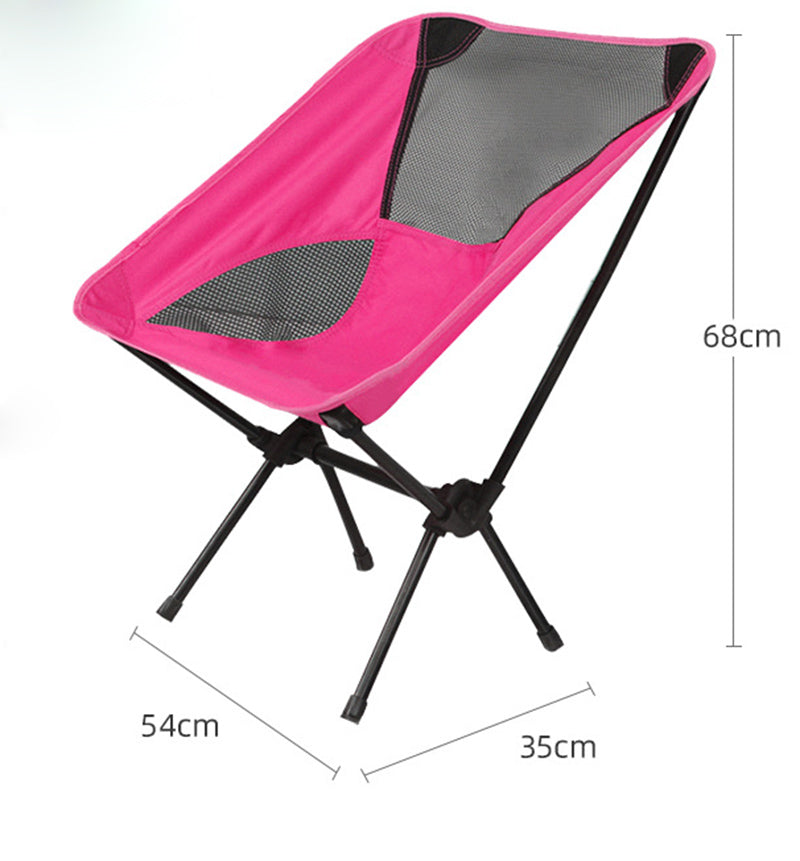 Maroon Asteria ultralight outdoor folding camping chair with a portable design, ideal for picnics and outdoor adventures.