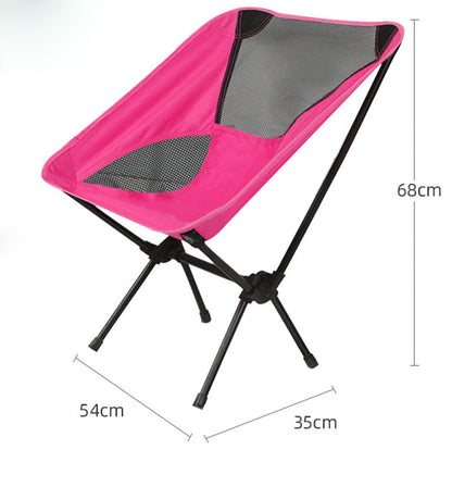 Maroon Asteria ultralight outdoor folding camping chair with a portable design, ideal for picnics and outdoor adventures.