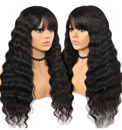 Carmine Juneberry TrueTress Loose Wave Human Hair Wig with natural waves and full lace cap for a seamless, realistic look