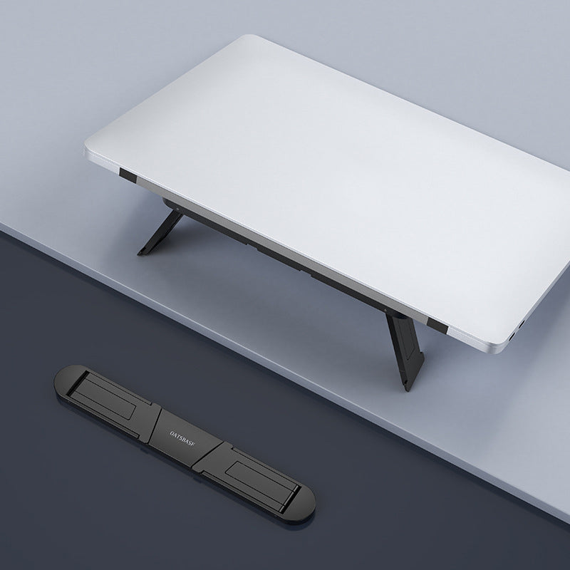 Maroon Asteria foldable laptop stand base with non-slip surface, portable desktop holder for mobile and laptop accessories.