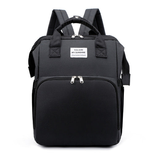 Carmine Juneberry ALLFASHION™ FoldAway BabyNest Backpack with adjustable straps and compact design for convenient carrying