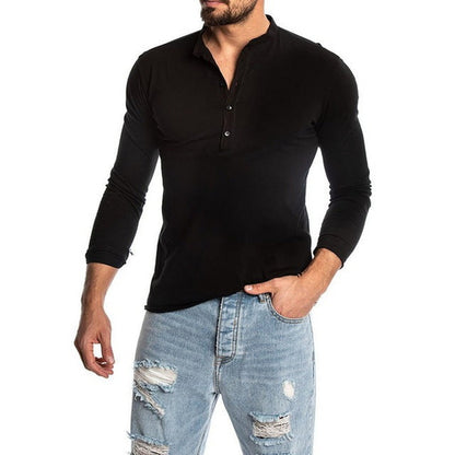 Light beige Carmine Juneberry classic long sleeve linen T-shirt with breathable, lightweight fabric, ideal for everyday wear.