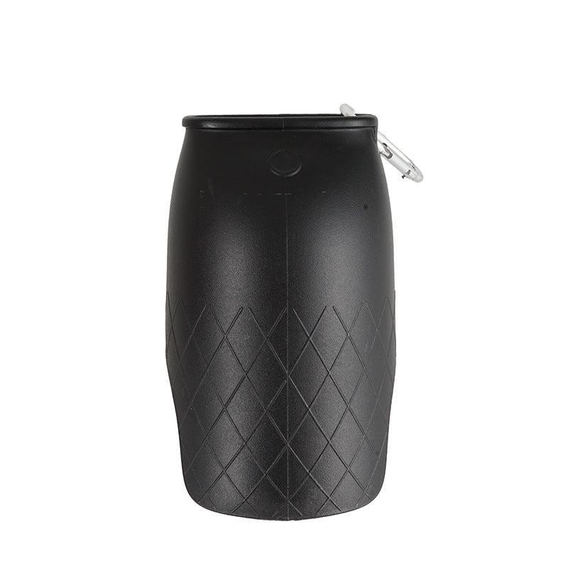 Maroon Asteria portable pet drinking bottle for cats and dogs, outdoor pet care accessory with a water dispenser for pets.