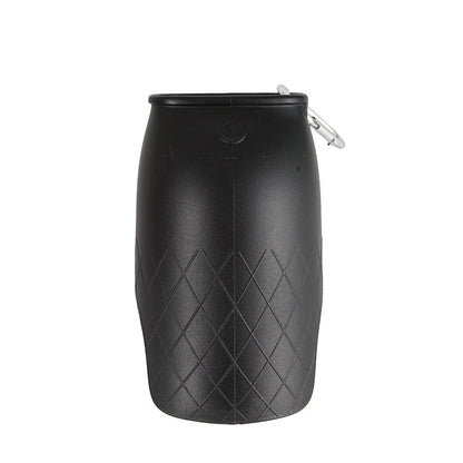 Maroon Asteria portable pet drinking bottle for cats and dogs, outdoor pet care accessory with a water dispenser for pets.