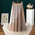 Double-layered Amelia skirt by Jade Icarus, showcasing its stylish, textured fabric and elegant design.