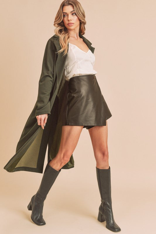 Jade Icarus Jaslyn Coat for women, stylish outerwear with a tailored fit and button details, shown in a front view.