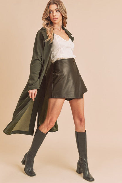 Jade Icarus Jaslyn Coat for women, stylish outerwear with a tailored fit and button details, shown in a front view.