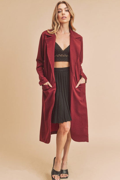 Jade Icarus Jaslyn Coat for women, stylish outerwear with a tailored fit, shown in a neutral color on a model.